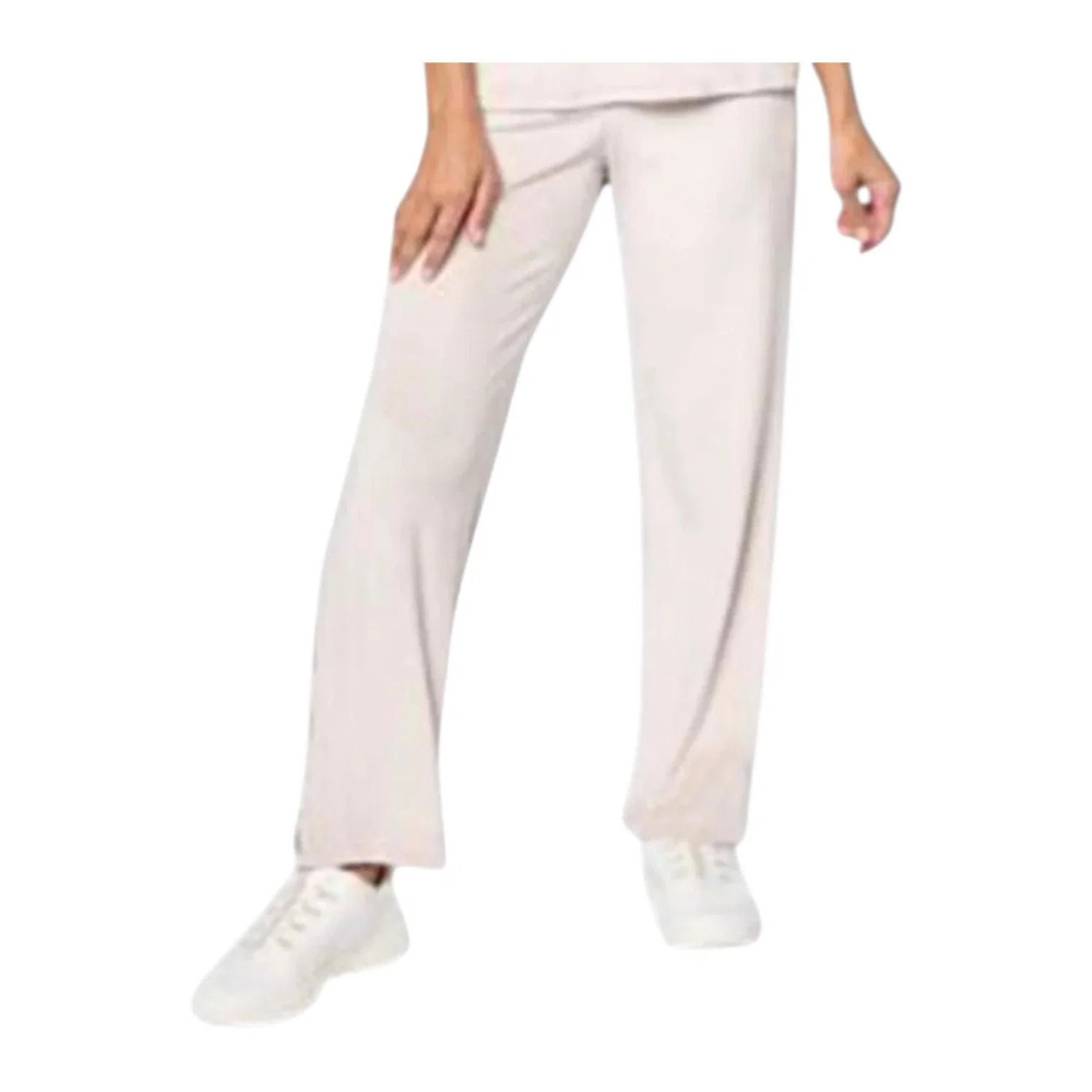 Comfort Code Women's Silky Velvet Satin Sleep Pants Fawn - Regular